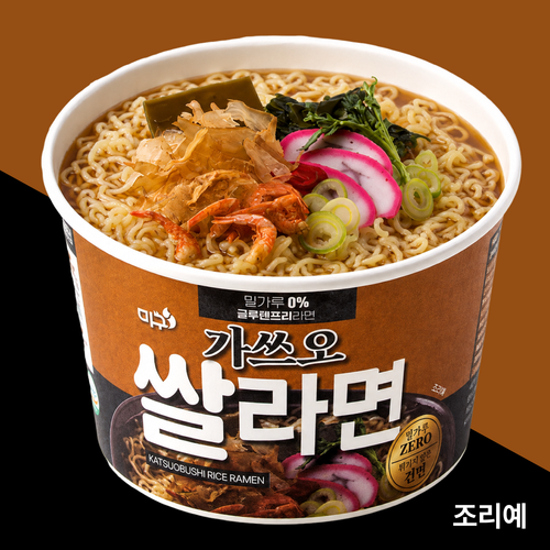 미고 가쓰오 쌀라면 컵